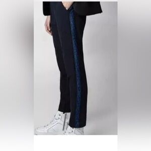 Zadig & Voltaire navy Paula Band pant